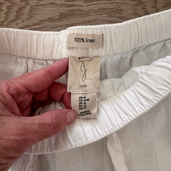 Joie 100% Linen Wide Leg Pants size M - Picture 5 of 8